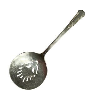 Vintage 1940's Silverplated Tomato server Treasure pattern by International IS
